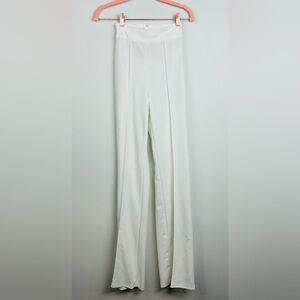 Fashion Nova White Wide Leg Pants Size XS